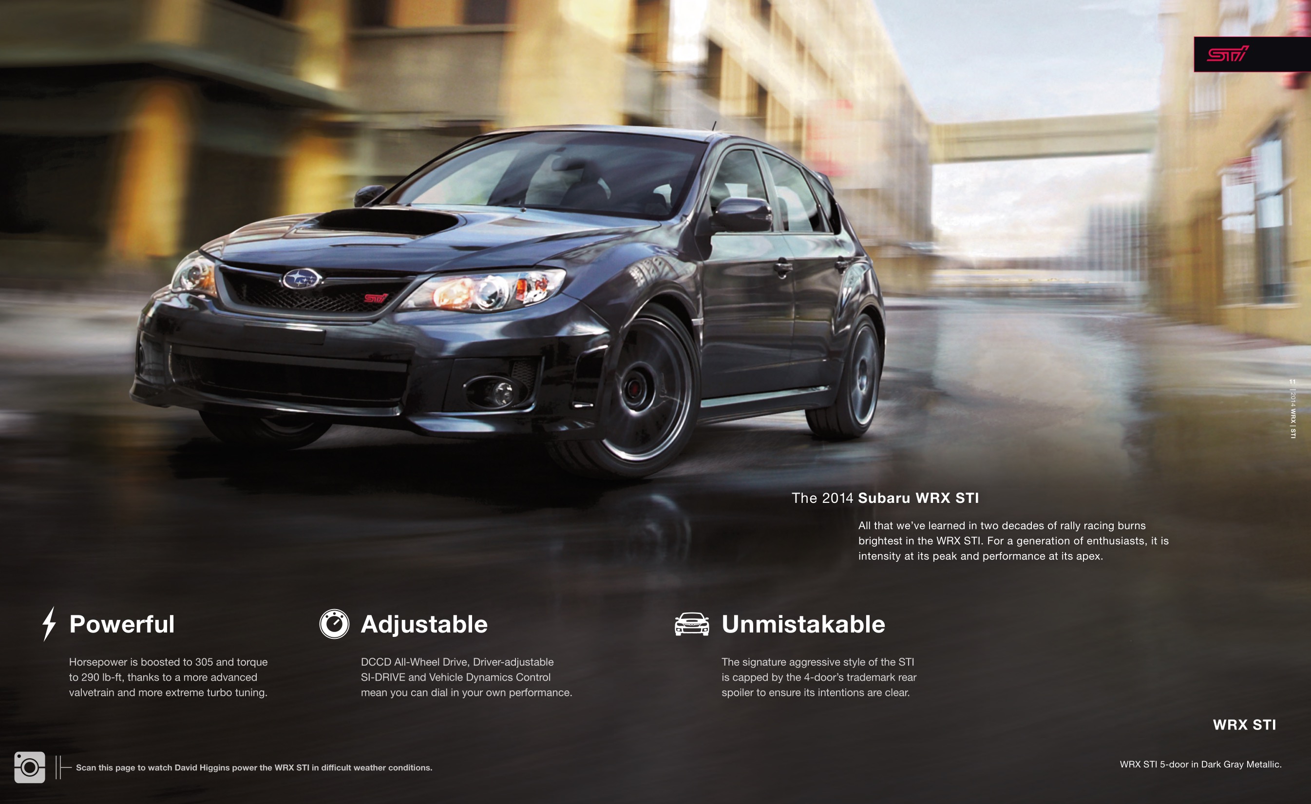 2014 Subaru Impreza WRX Brochure Page 2